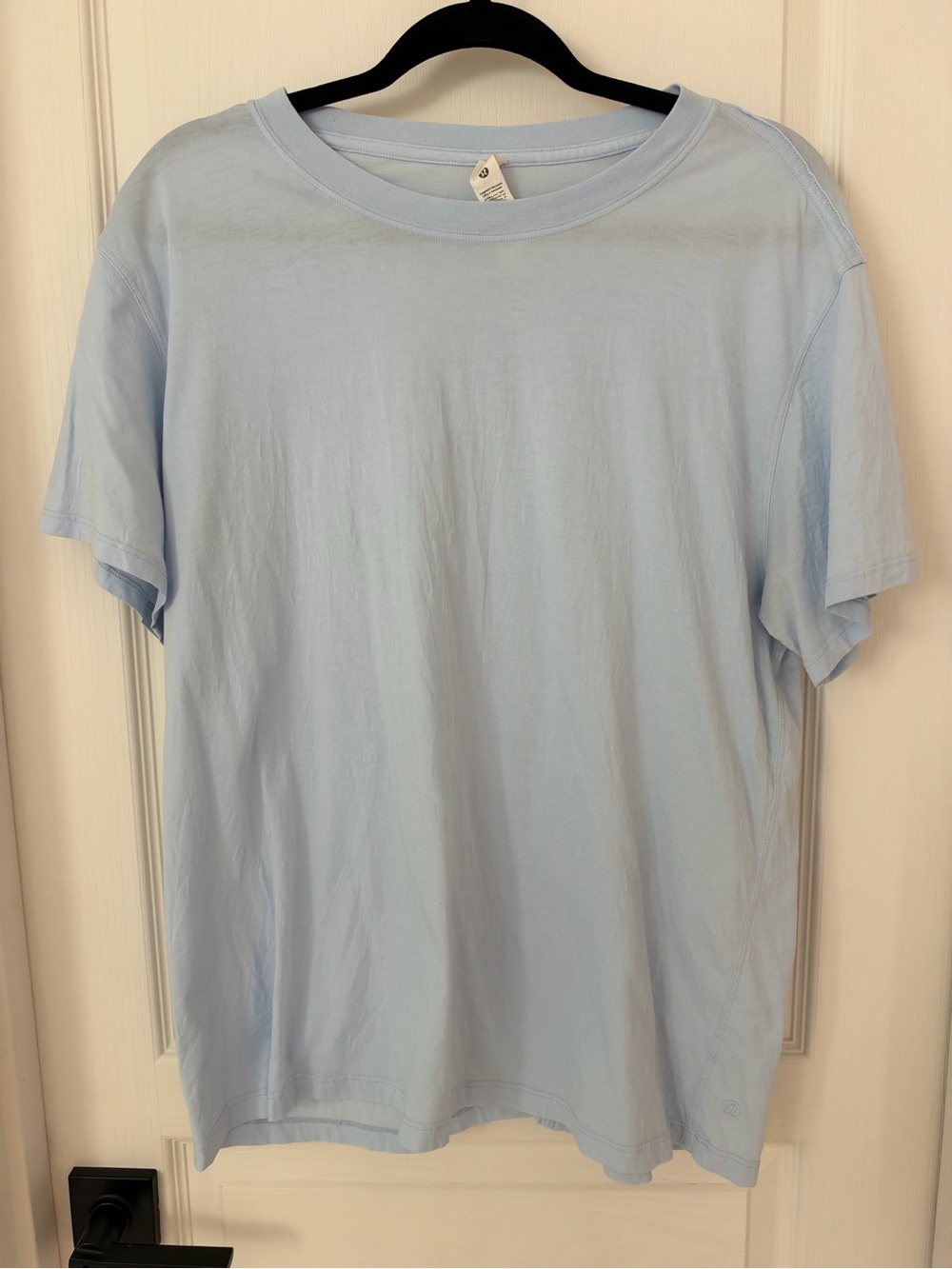 Women’s Lululemon All Yours Cotton T-shirt- Light Blue- Size 8